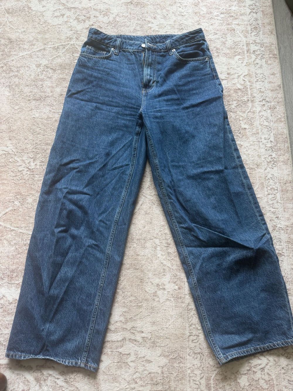 H&M Loose fit baggy high waist jeans